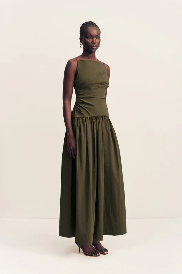 Campbell Square Neck Maxi Dress