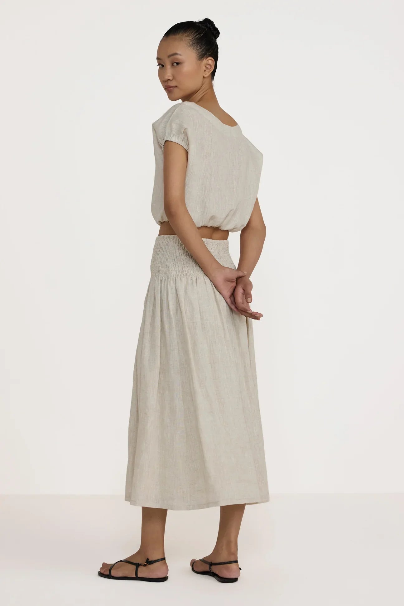 Smocked Easy Skirt