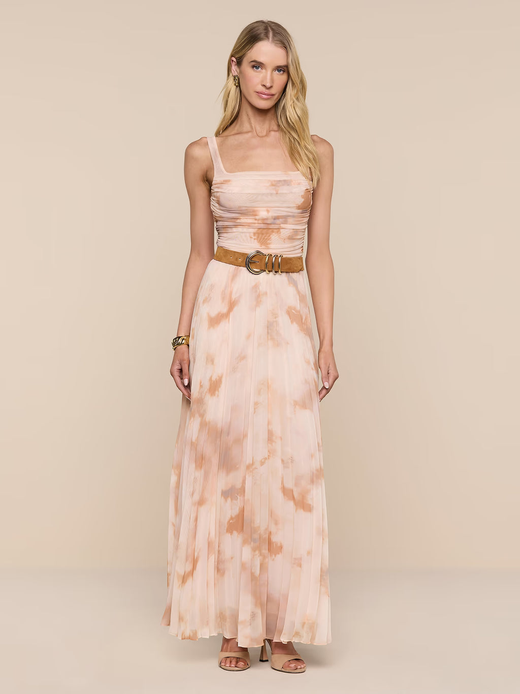 Torin Pleated Maxi Skirt