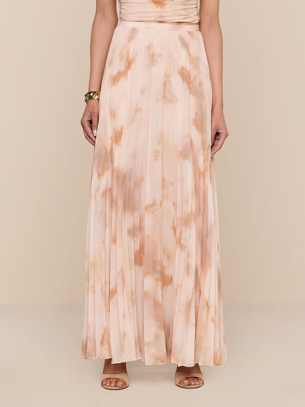Torin Pleated Maxi Skirt