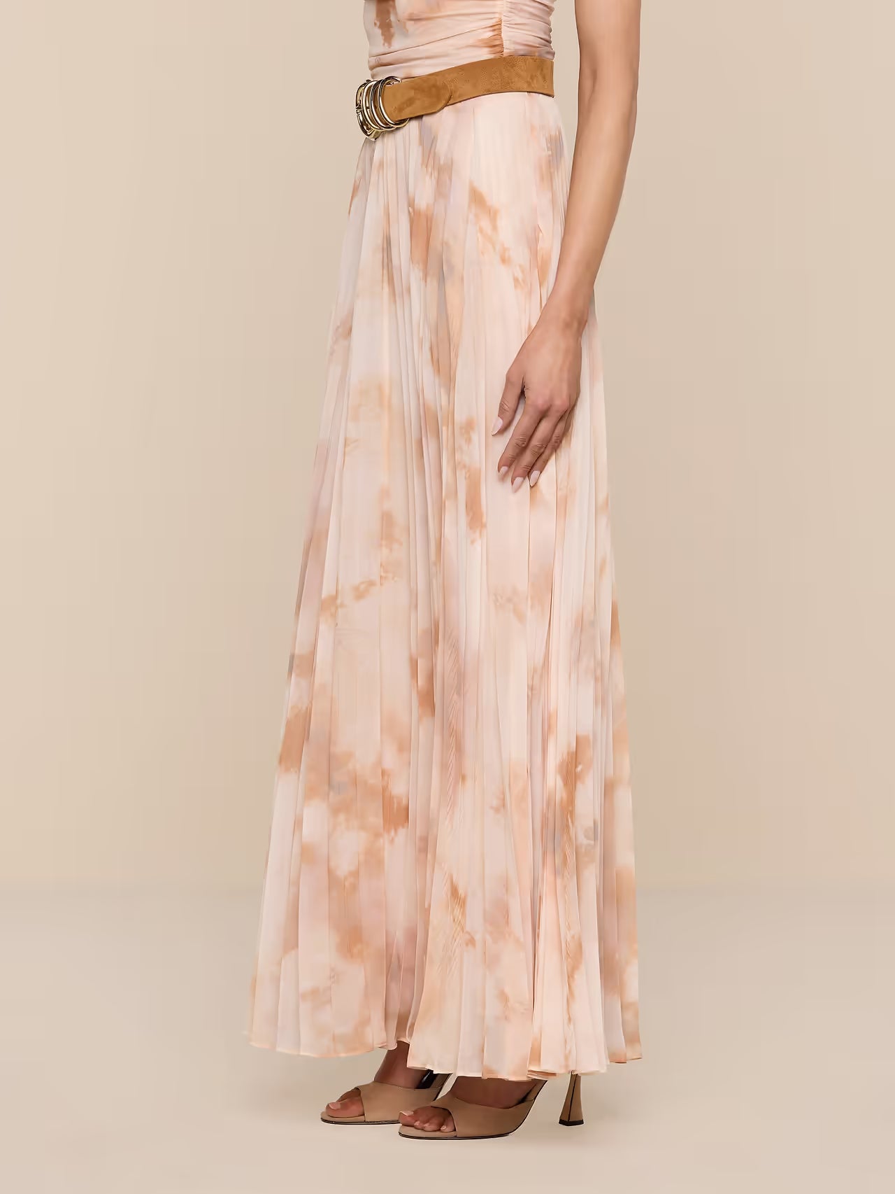 Torin Pleated Maxi Skirt