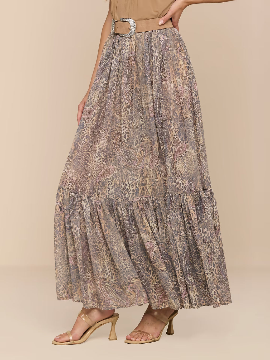 Ursie Smocked Maxi Skirt