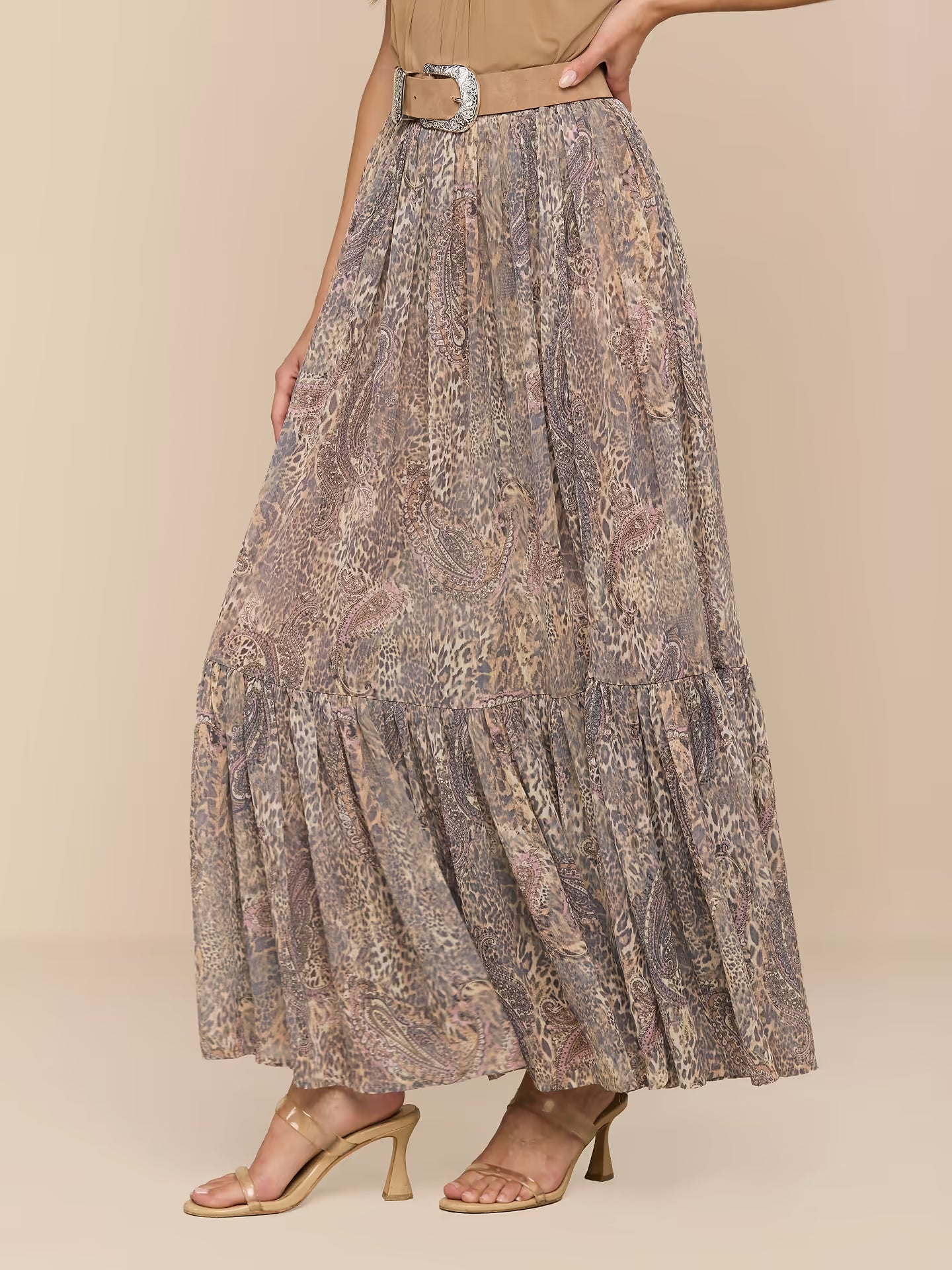 Ursie Smocked Maxi Skirt