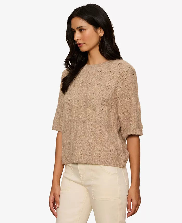Pointelle Sweater Tee