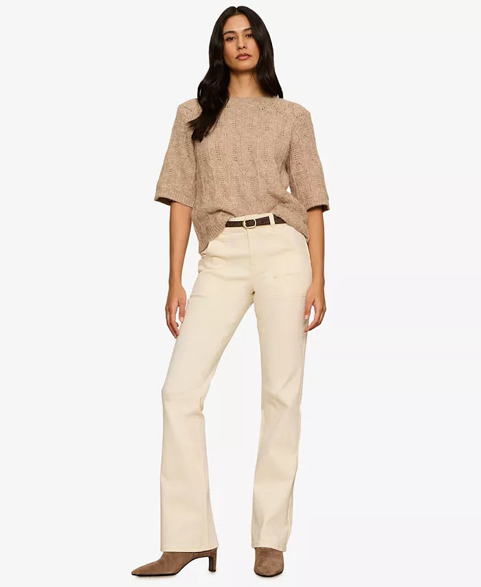 Pointelle Sweater Tee