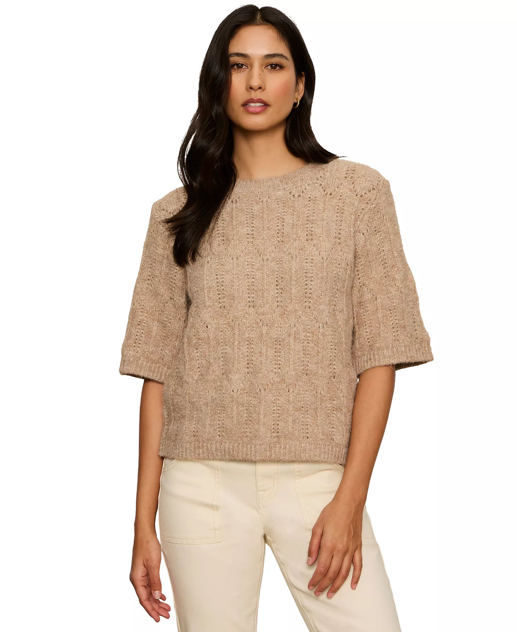 Pointelle Sweater Tee