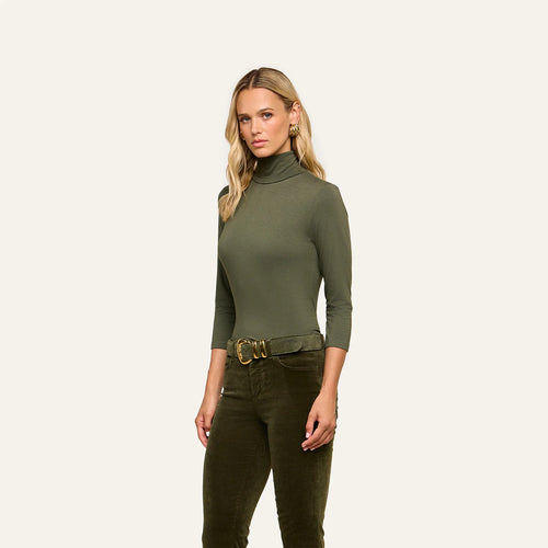 Aja Turtle Neck 3/4 Army