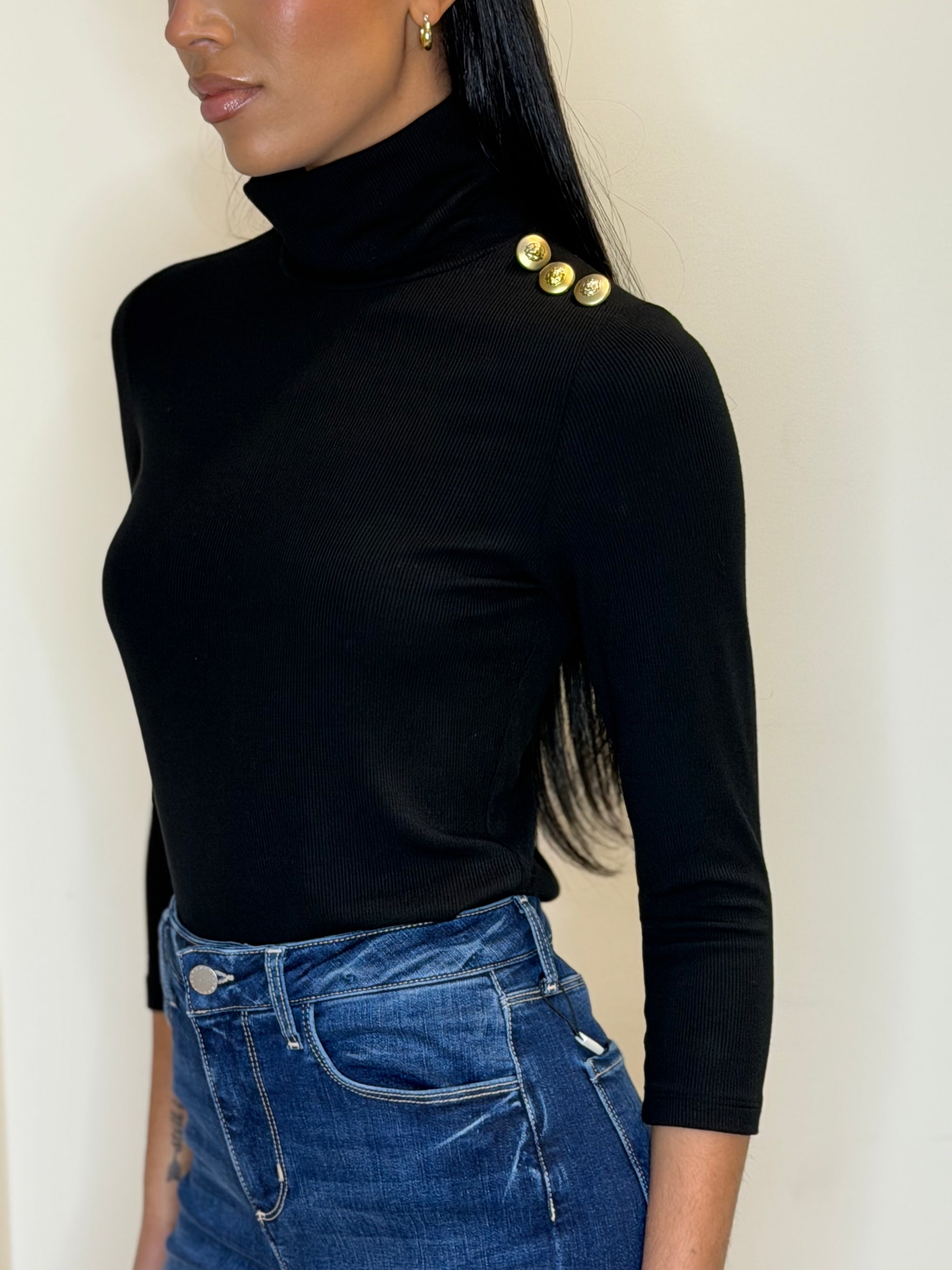 AJA TURTLE NECK 3/4 SLV