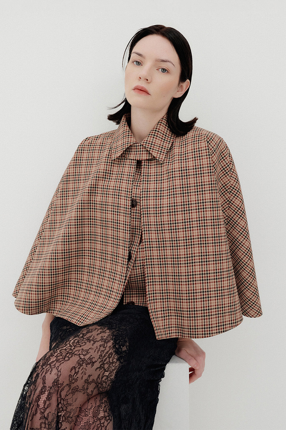 Plaid Cape