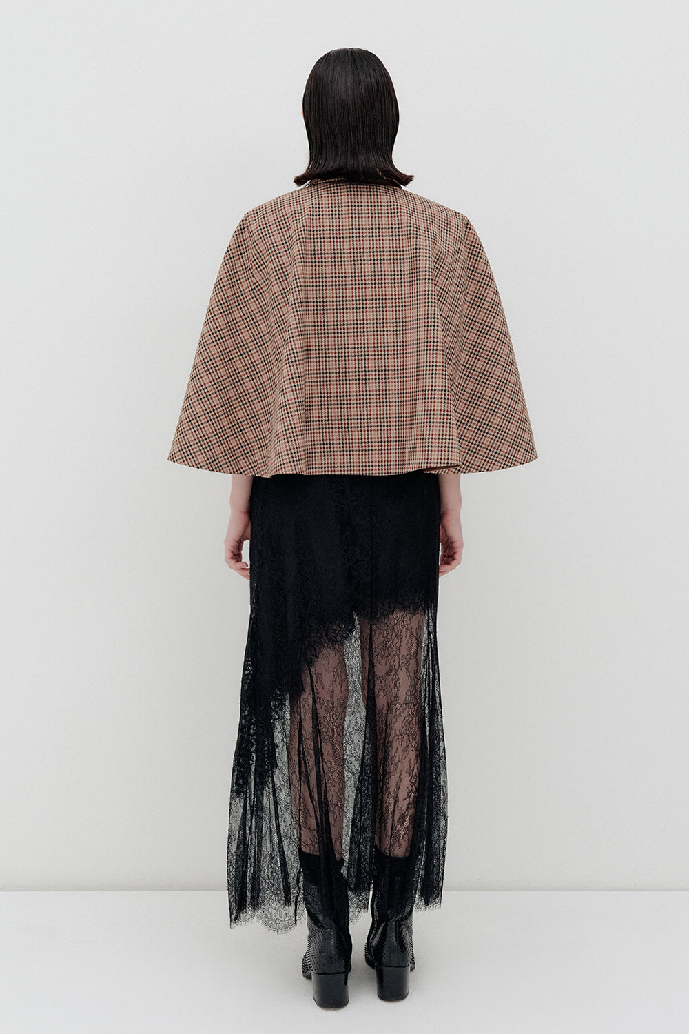 Plaid Cape