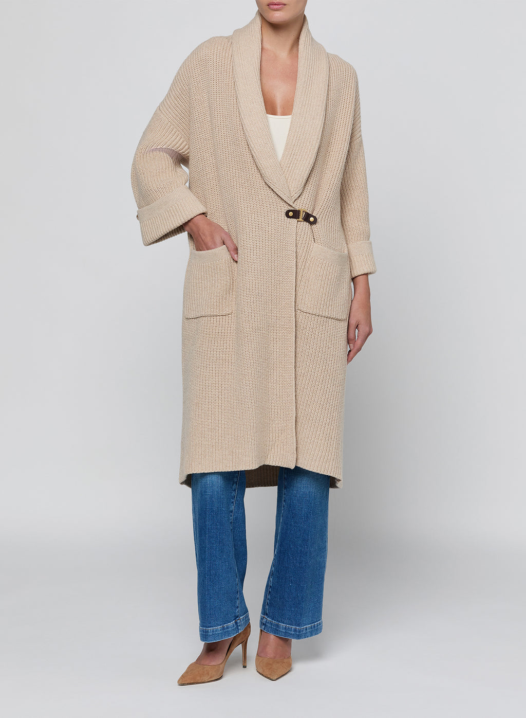 ORIELLE LONG CARDIGAN