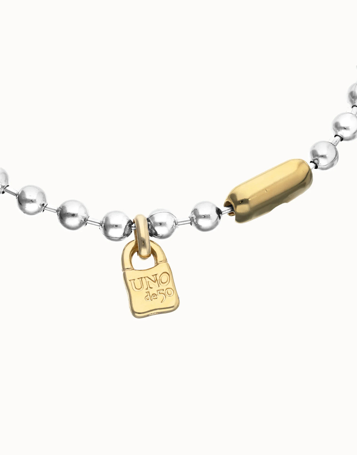 Palpito Bead Necklace - Silver/Gold