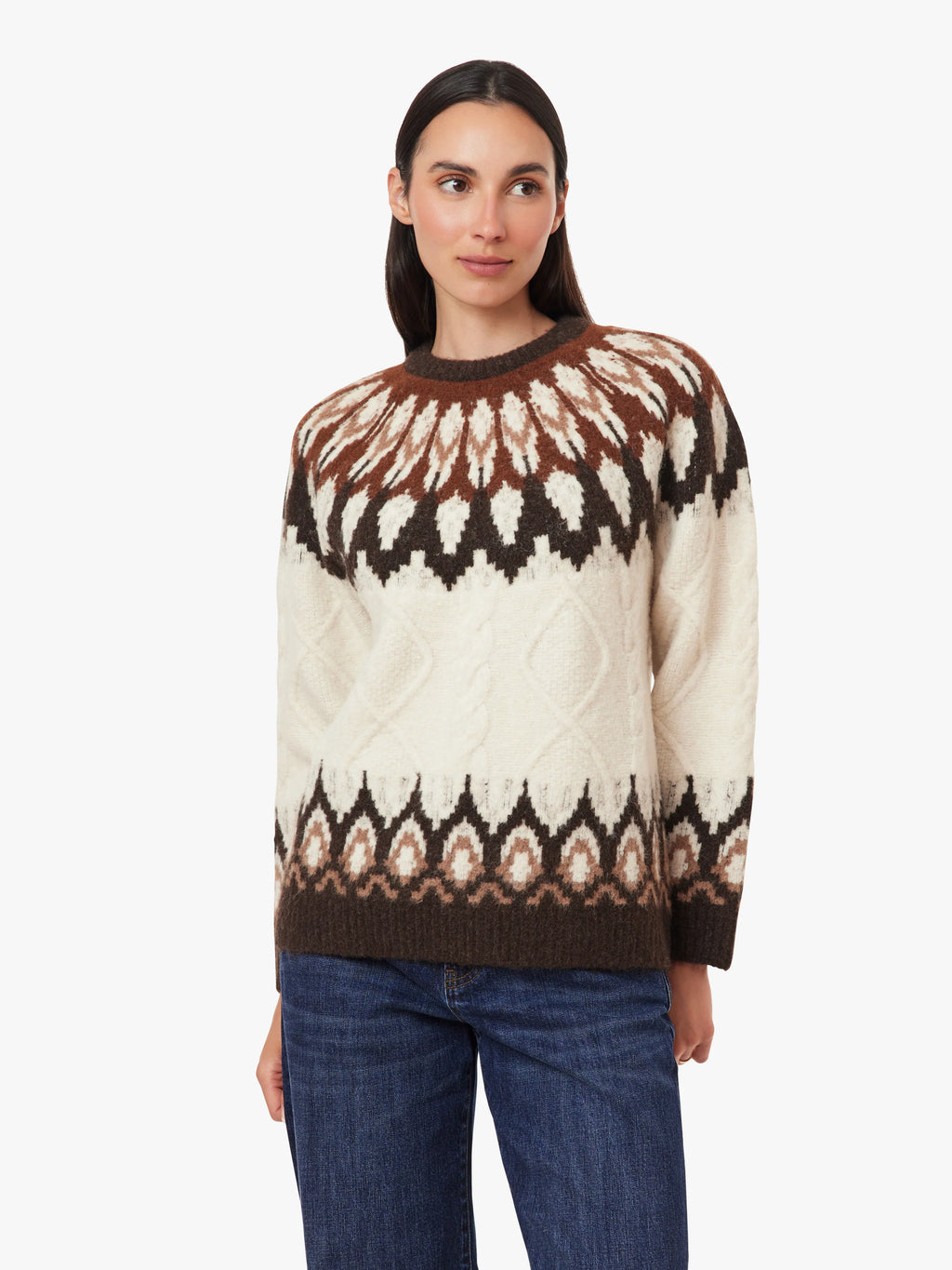 Fairisle & Cable Sweater