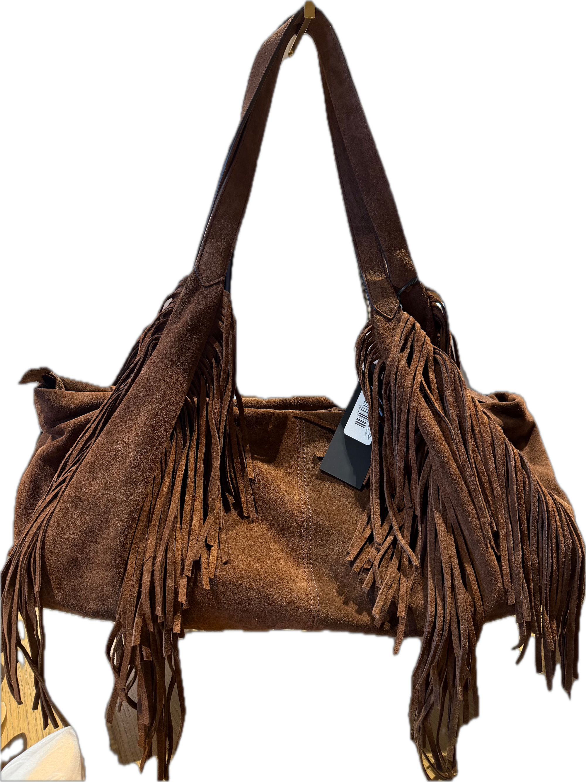 Carter Fringe Suede Shoulder