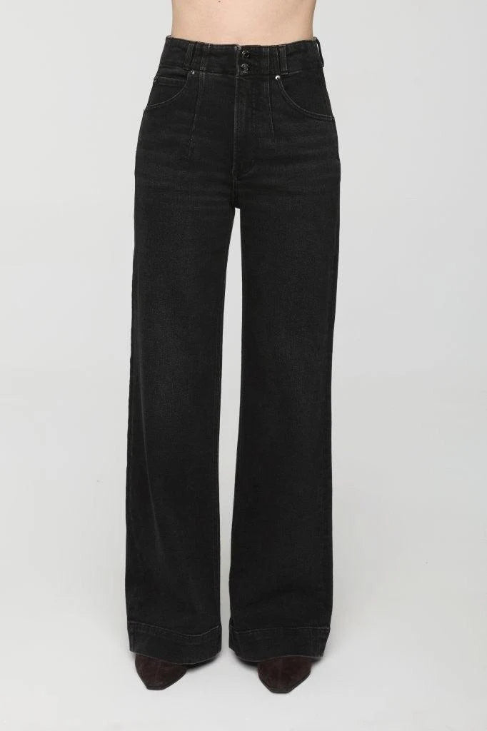 Lana DBL Button High Rise