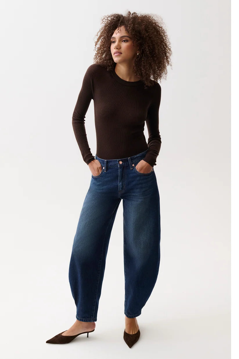 Willow Mid Rise Pleated Barrel