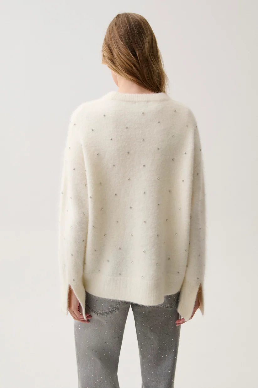 Luna Embellished Crew Neck