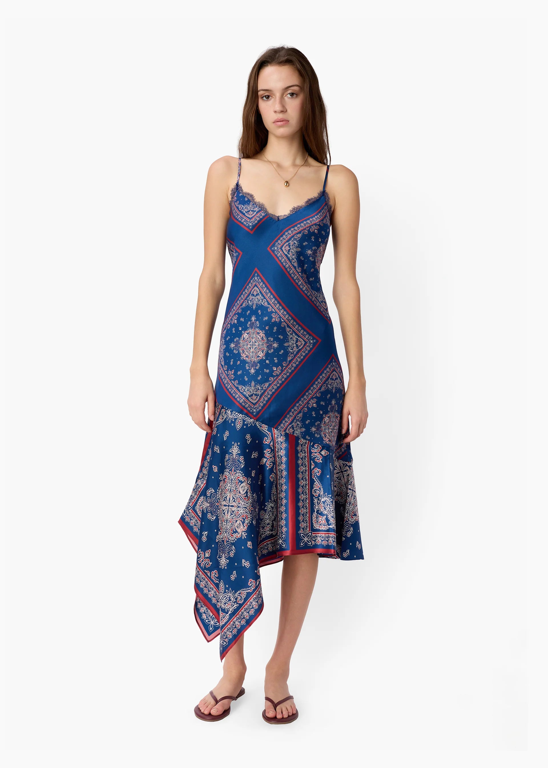 Becky Lace Trim Dress