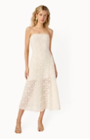 Lisboa Strapless Crochet Dress
