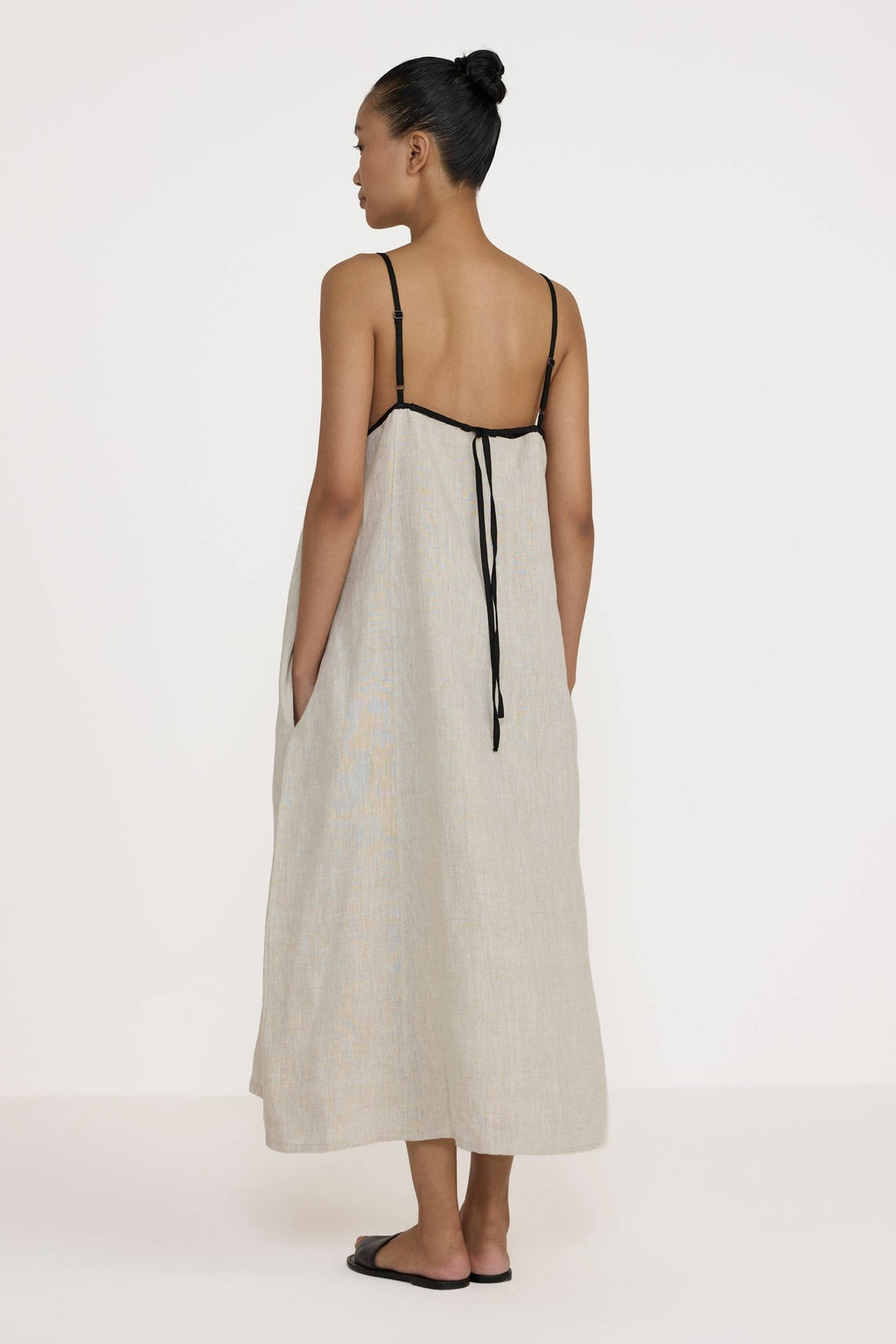 Tie Back Slip Dress