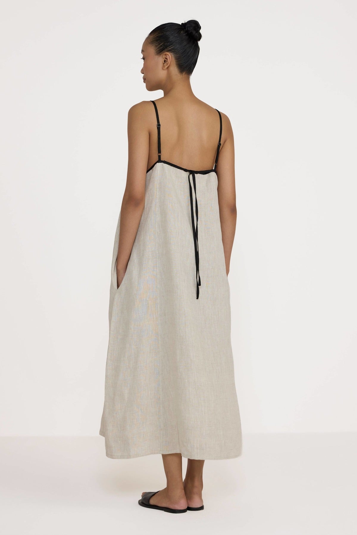 Tie Back Slip Dress