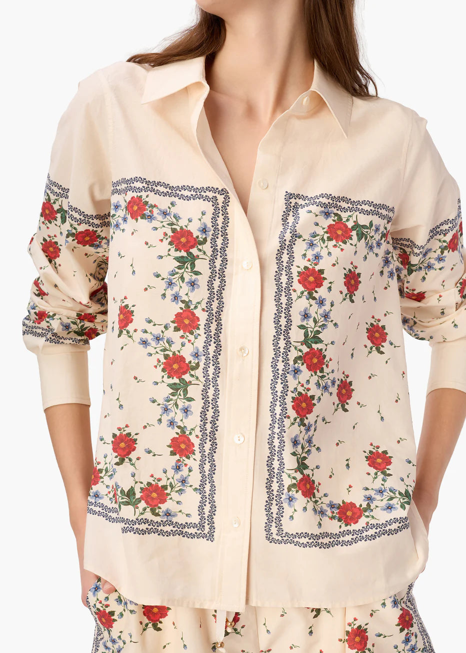 Rafella Silk Cotton Top