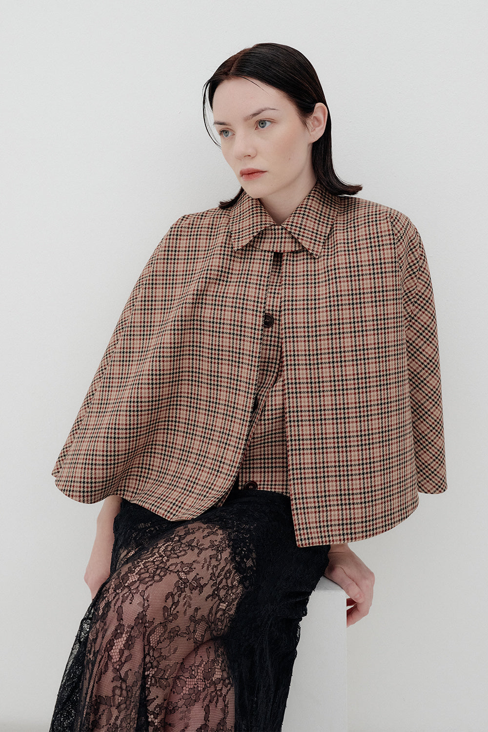 Plaid Cape