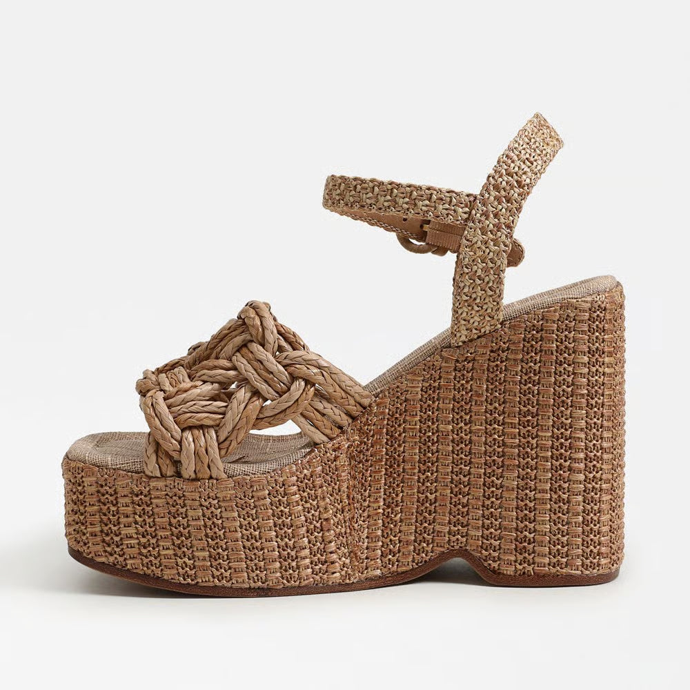 Jackie Platform Wedge Sandal
