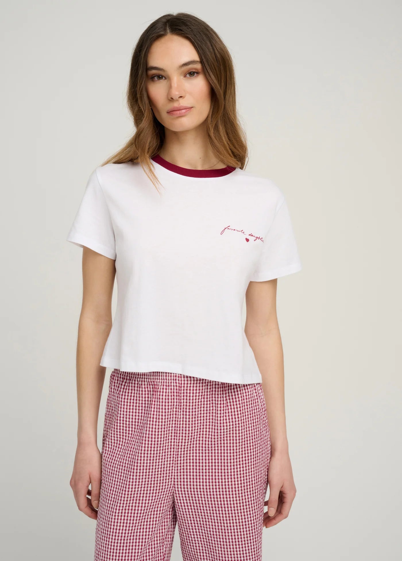 The Cropped Signature Tee