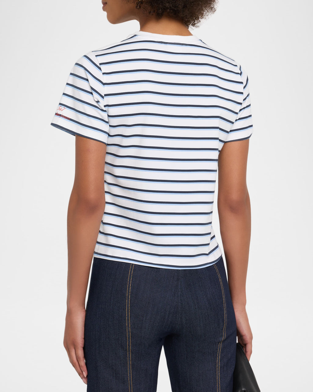 Jadore Cowboys Striped Tee