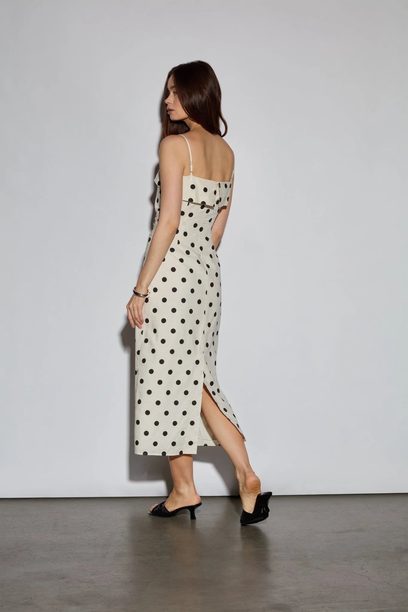 Polka Dot Midi Dress