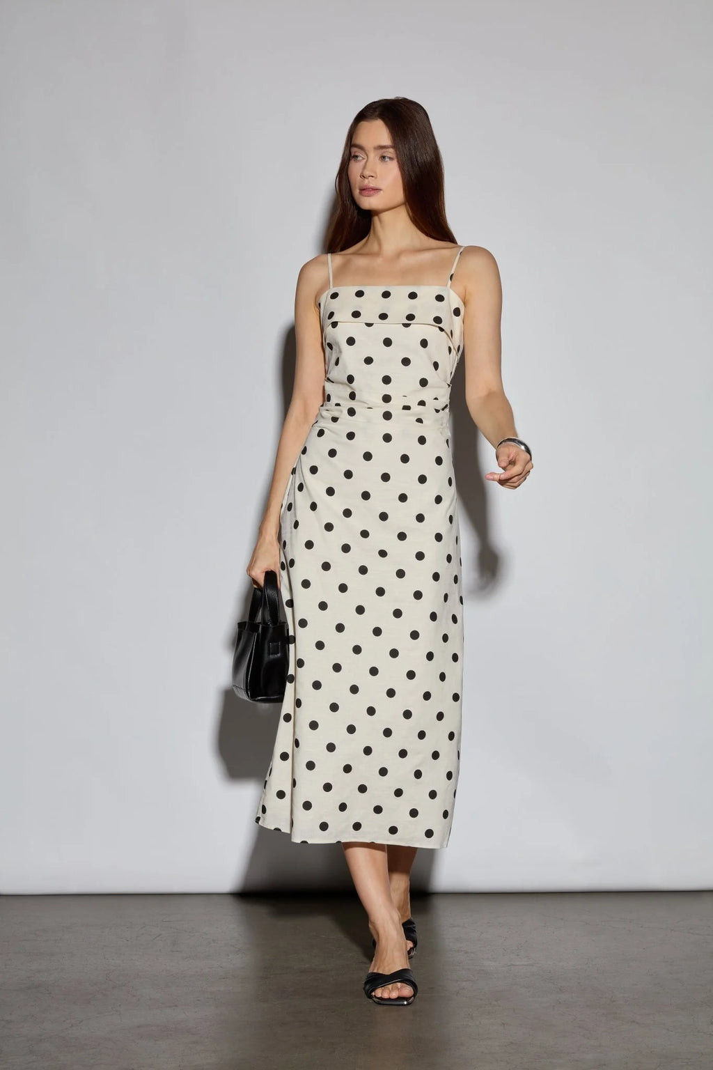 Polka Dot Midi Dress